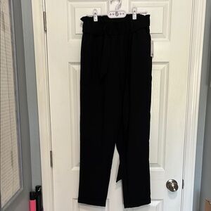 SO Black Trousers Essential Straight Leg